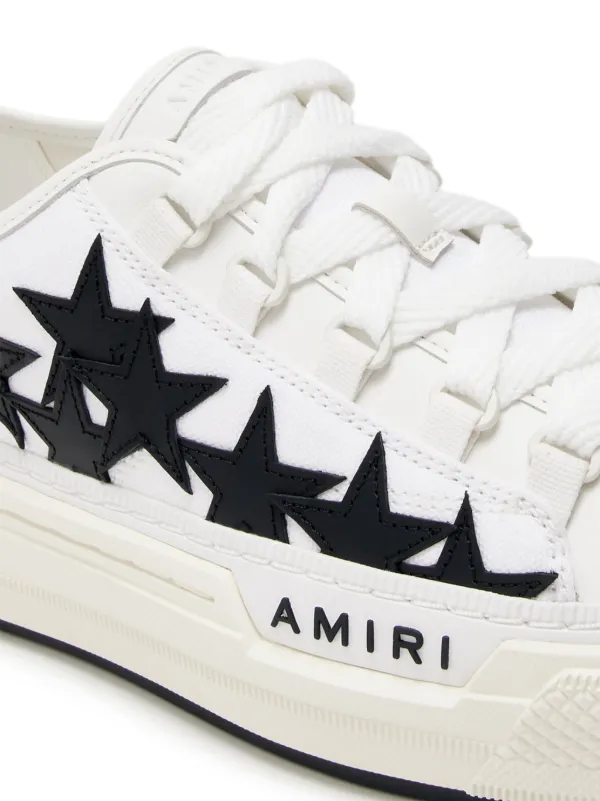 AMIRI アミリ＊Stars Court ローカットスニーカー STARS COURT LOW - Black Black | AMIRI