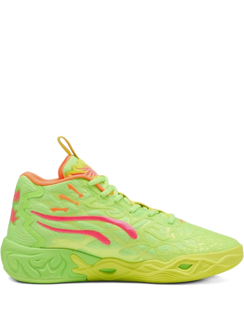 PUMA MB.04 "Yellow Alert Green Glare Pink Alert" sneakers