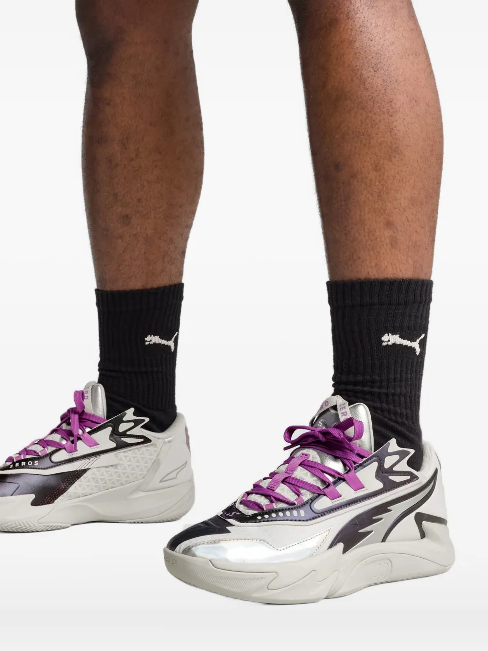 PUMA Scoot Zeros II "Feather Grey Wild Berry" sneakers
