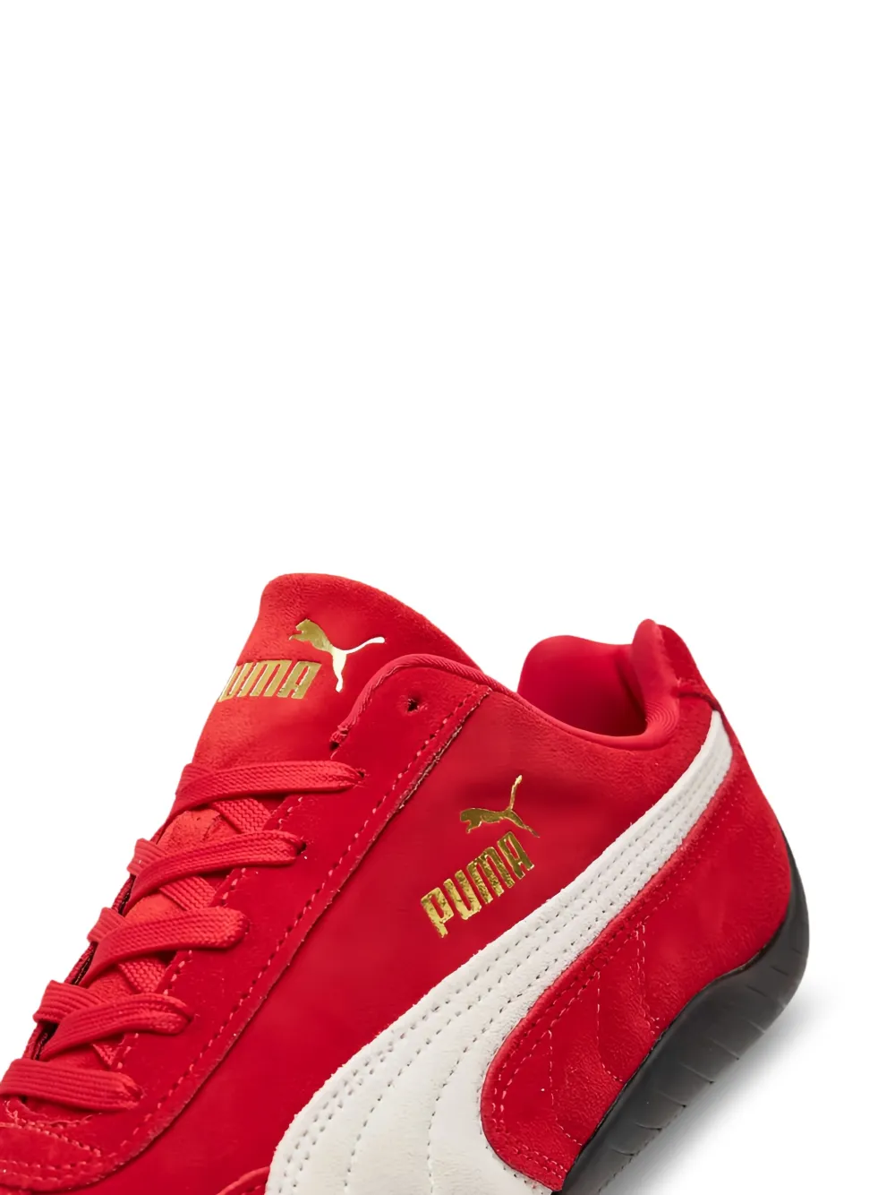 Puma Kids Speedcat suede sneakers Red