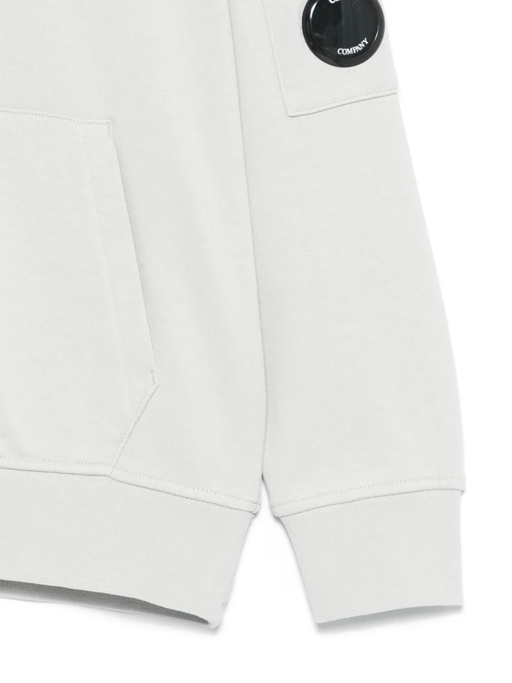 C.P. Company Kids Hoodie met lensdetail Grijs