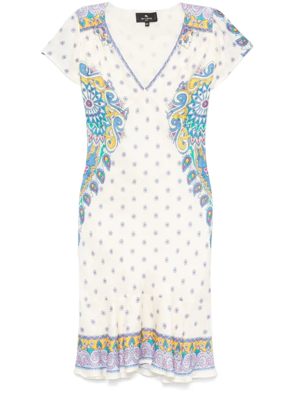 【ETRO】ペイズリー ドレス ETRO ペイズリー ドレス | ニュートラル | FARFETCH JP