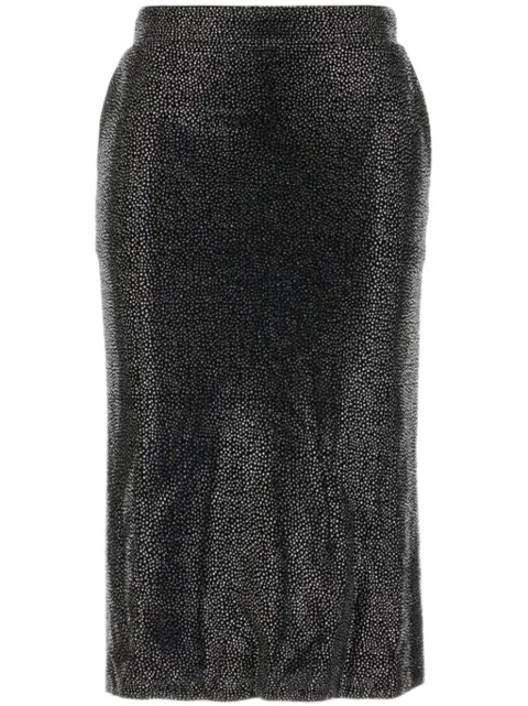 Giuseppe Di Morabito falda midi con detalles de cristal