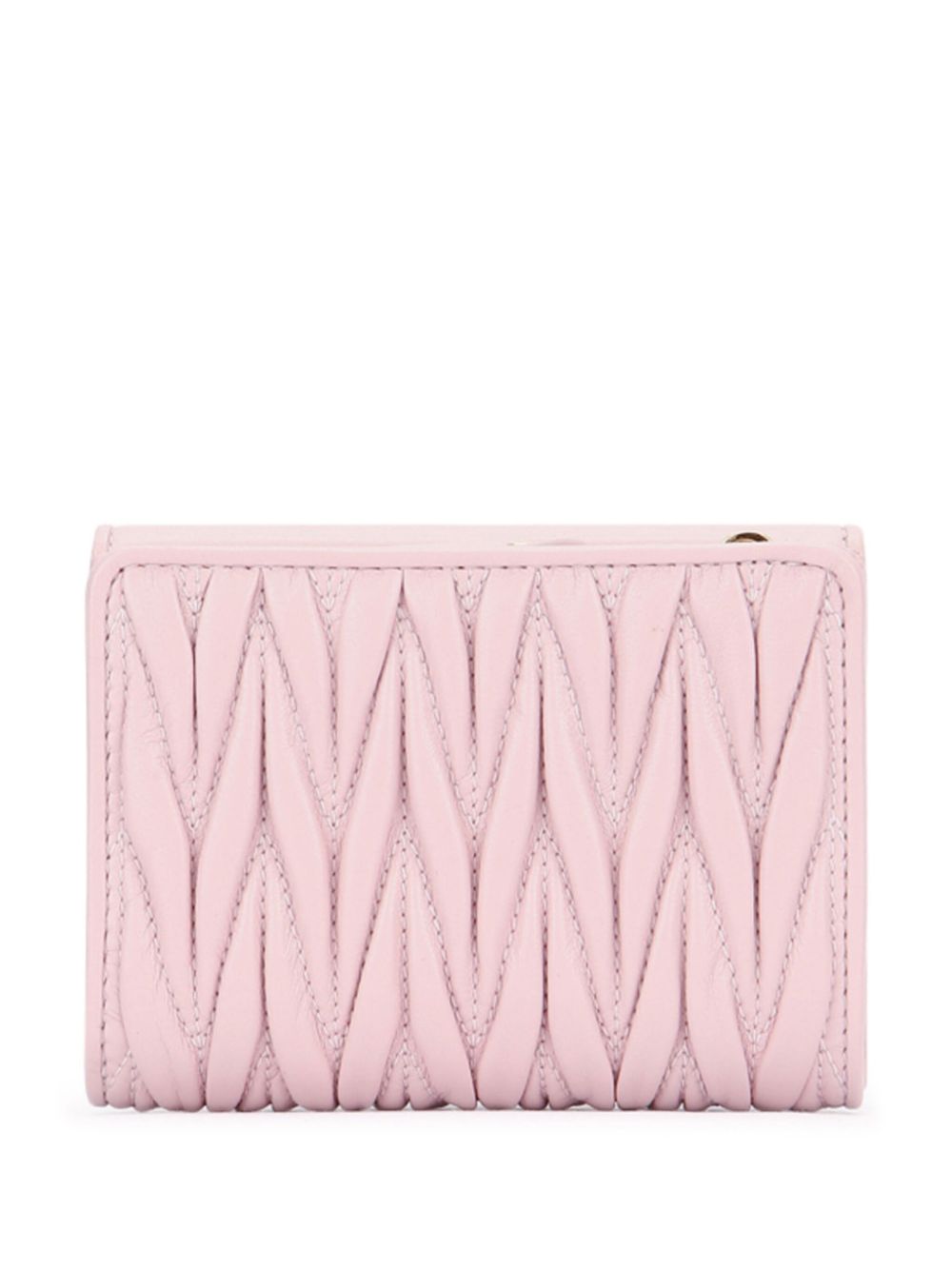 Miu Miu Portemonnee met logo - Roze