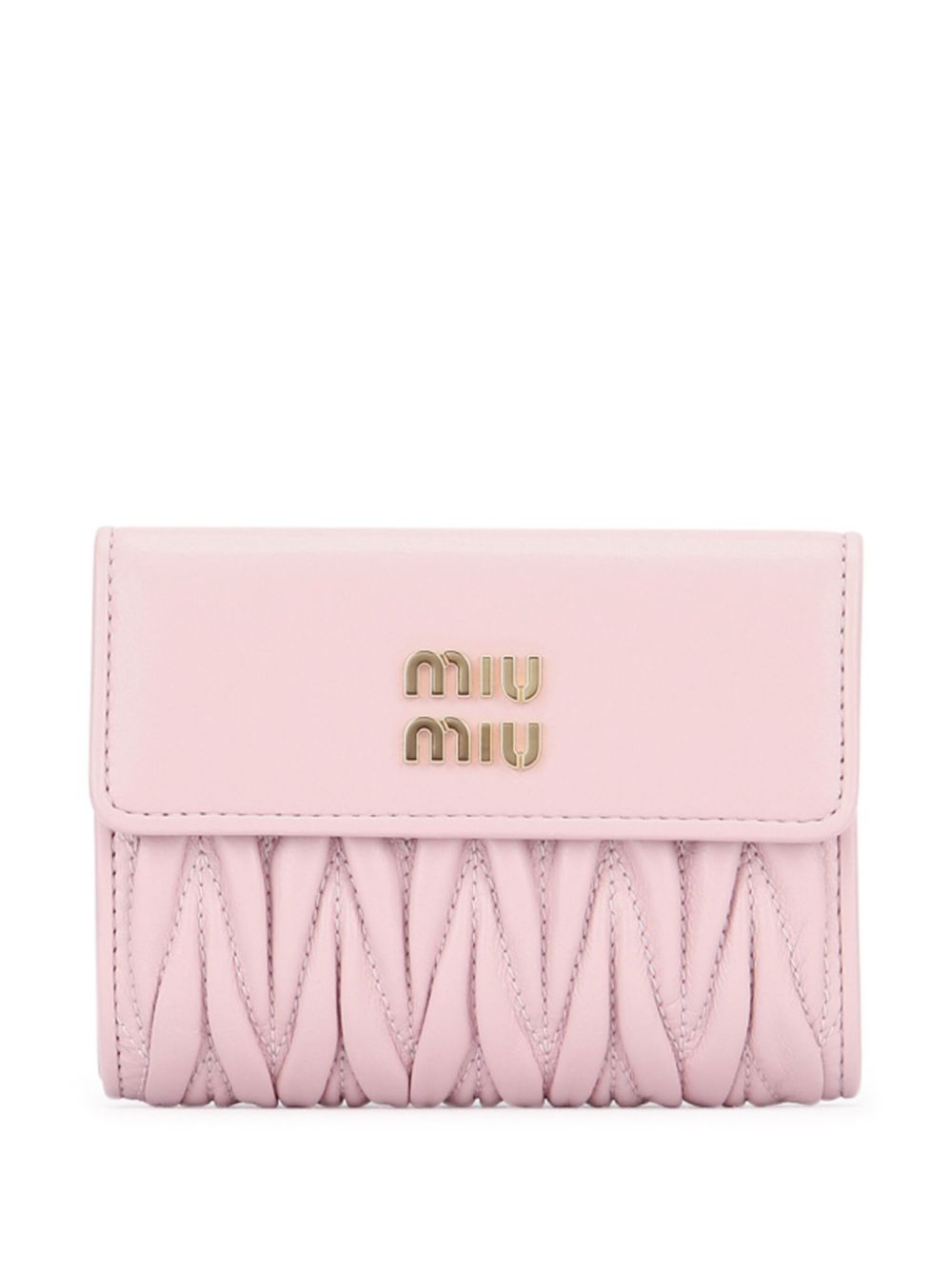 Miu Portemonnee met logo Roze