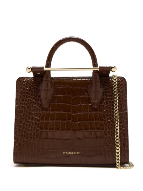 Strathberry leather tote bag