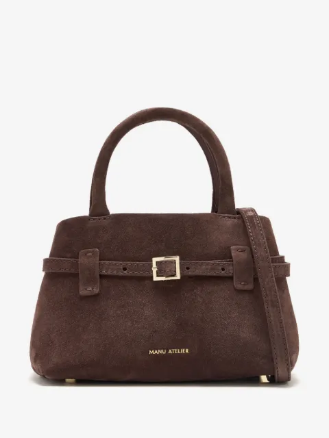 Manu Atelier leather tote bag