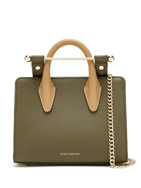 Strathberry leather tote bag