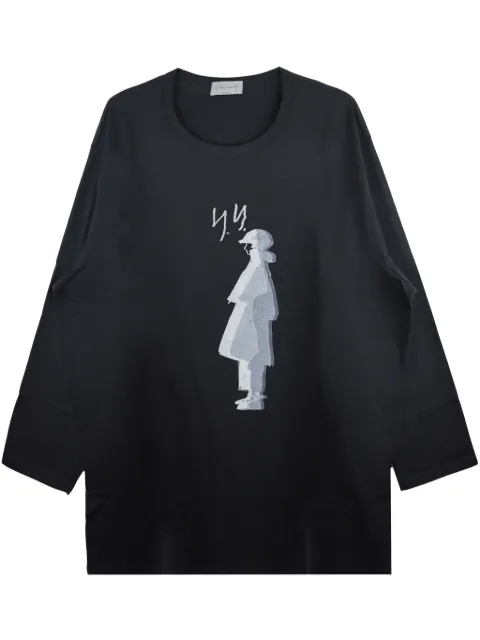 Yohji Yamamoto logo-print t-shirt 