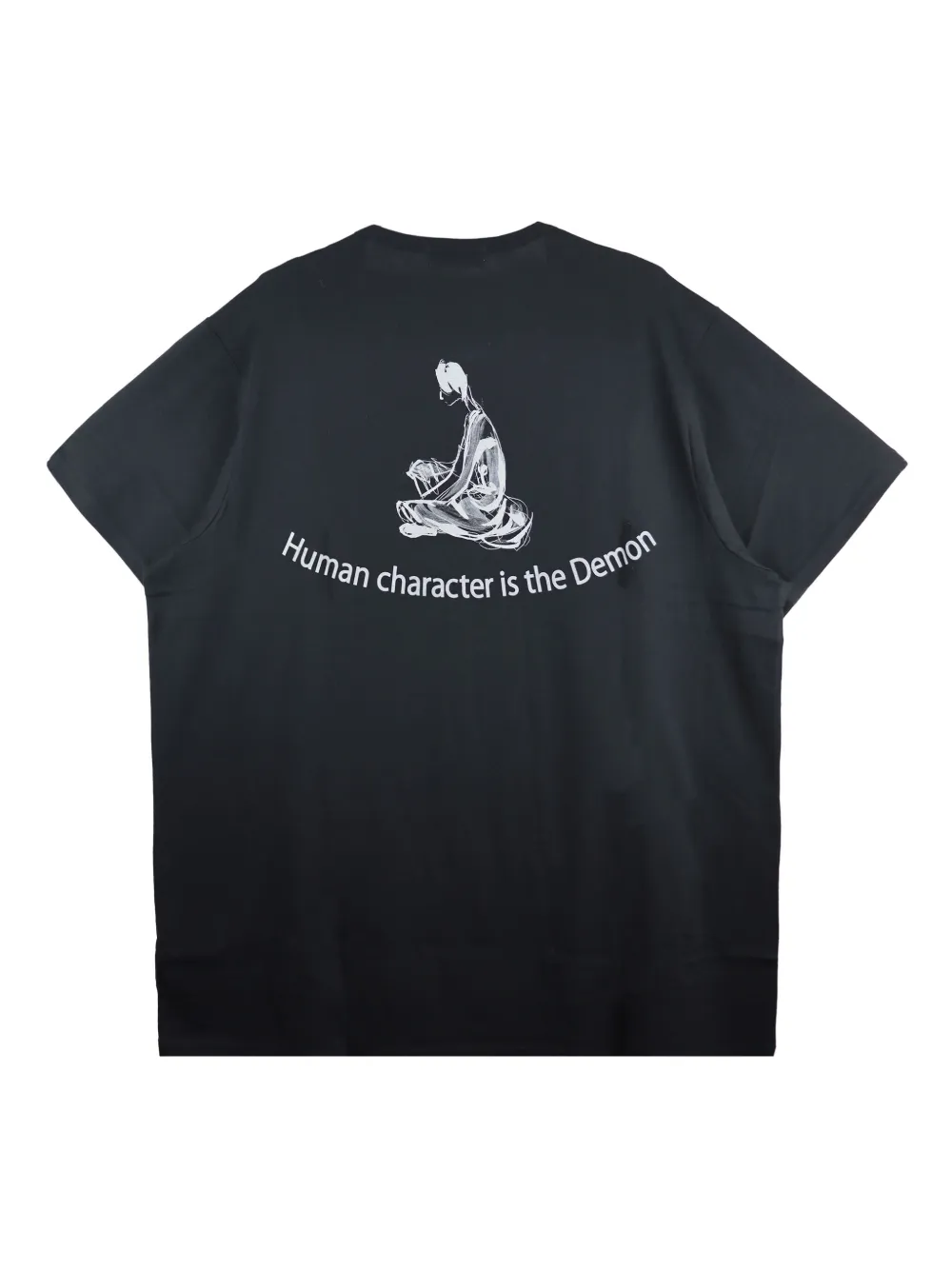 Yohji Yamamoto logo-print t-shirt - Zwart