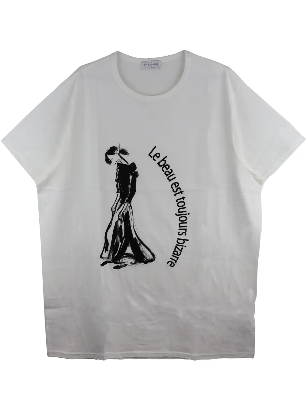 Yohji Yamamoto T-shirt met logoprint Wit