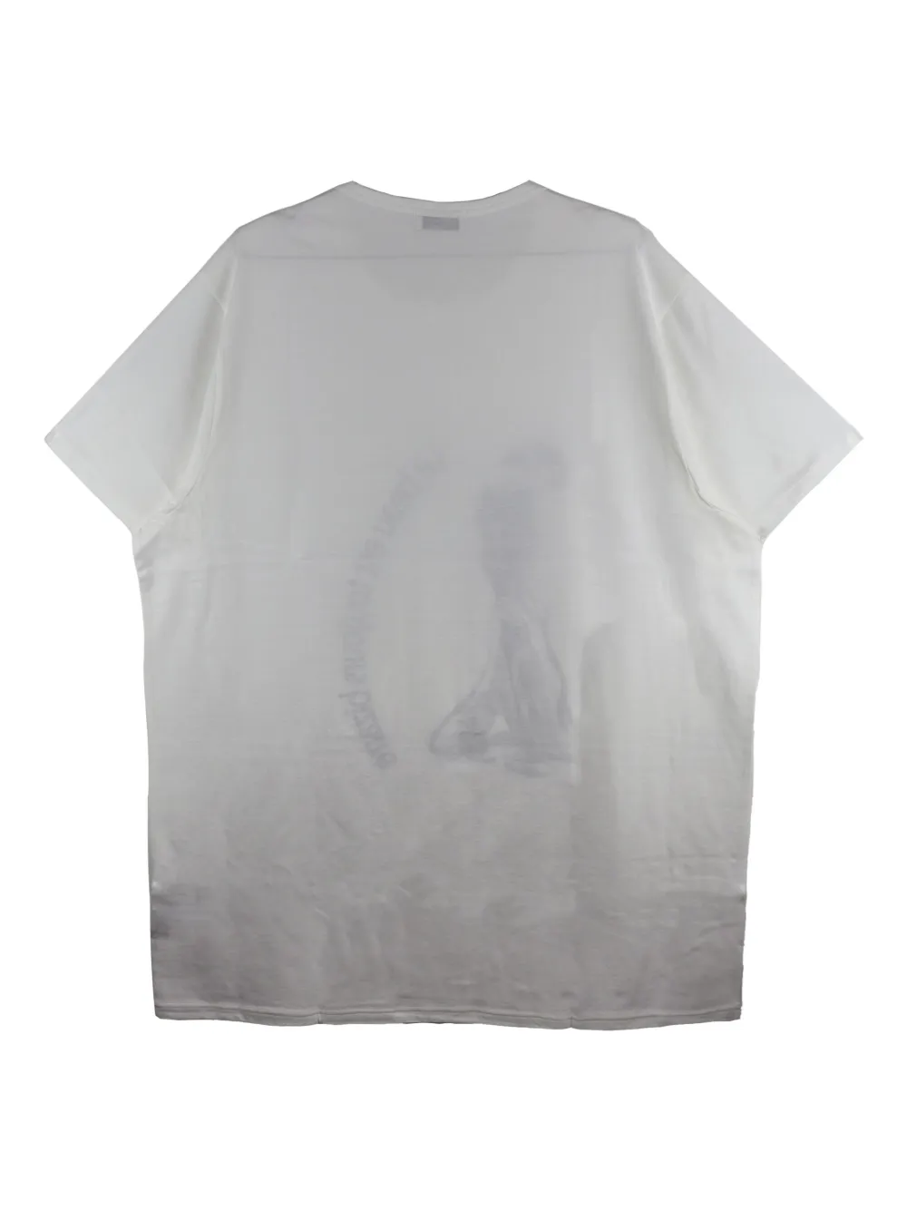 Yohji Yamamoto T-shirt met logoprint - Wit