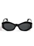 Versace Medusa-plaque sunglasses - Black