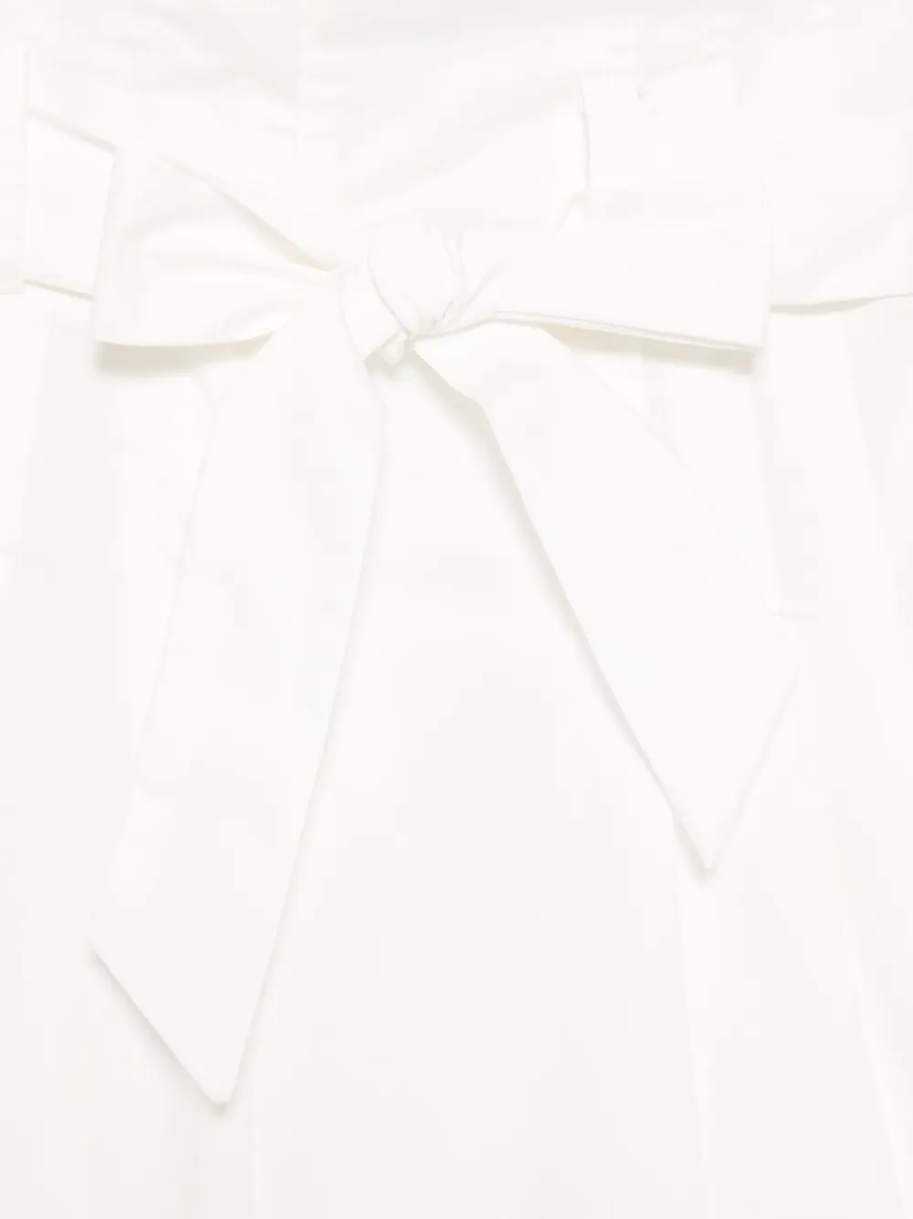 Monnalisa Broek met ceintuur Wit