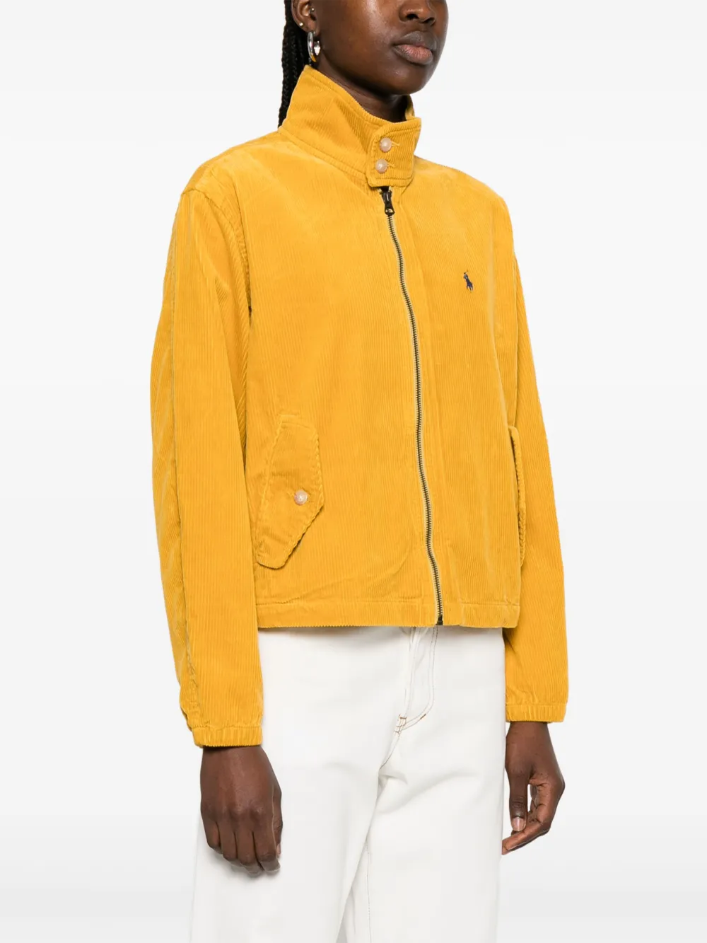 Polo Ralph Lauren Ribfluwelen jack Geel