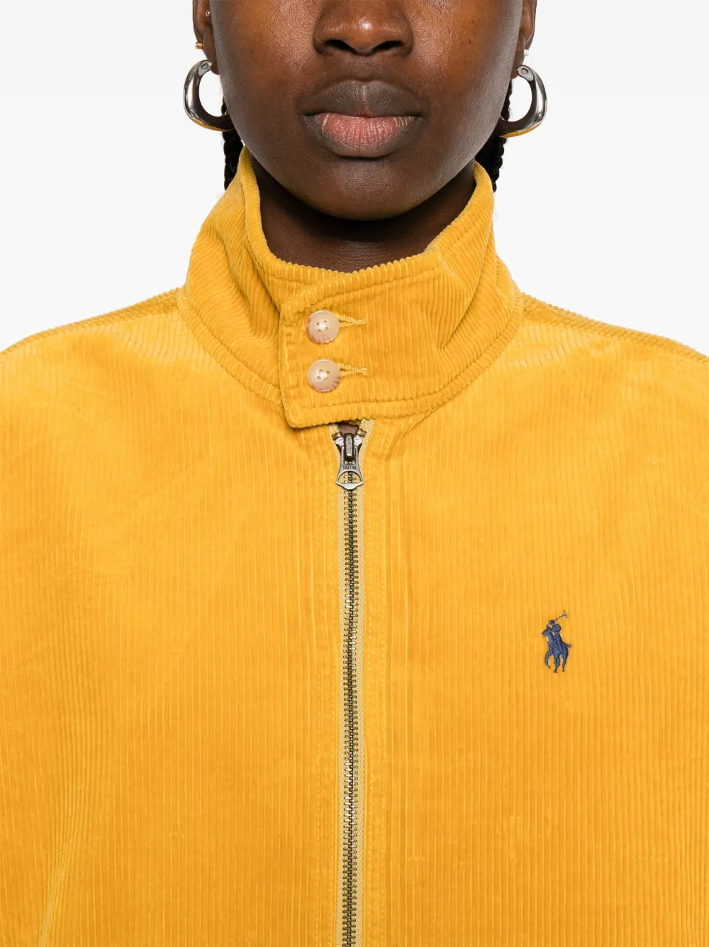 Polo Ralph Lauren Ribfluwelen jack Geel