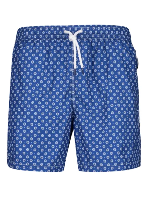 Fedeli flower-pattern swim trunk
