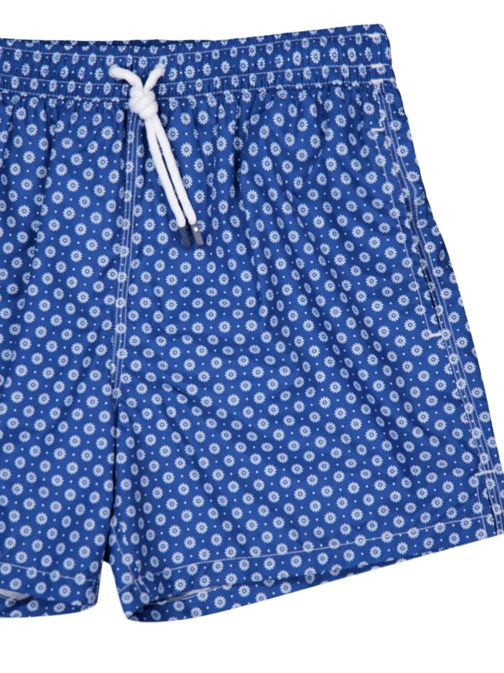 Fedeli flower-pattern swim trunk Blauw