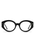 Ahlem Art Deco round-frame glasses - Black