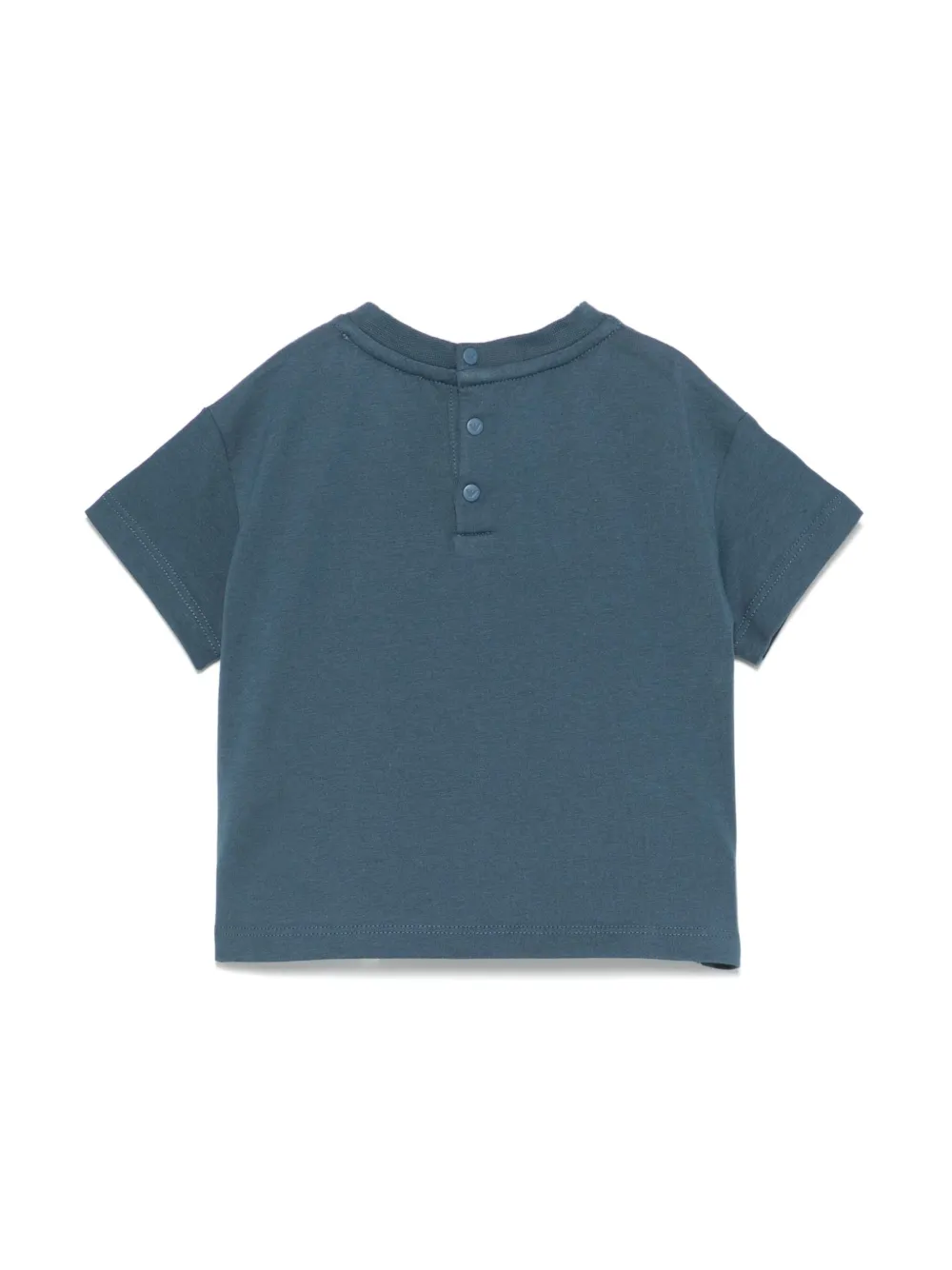 Emporio Armani Kids Katoenen T-shirt Blauw