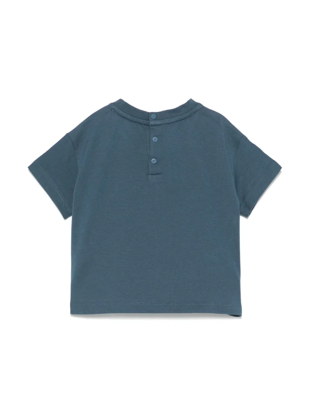 Emporio Armani Kids Katoenen T-shirt - Blauw