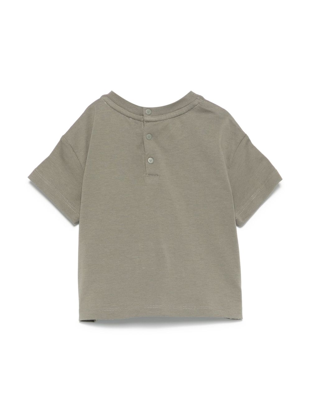 Emporio Armani Kids Katoenen T-shirt - Groen