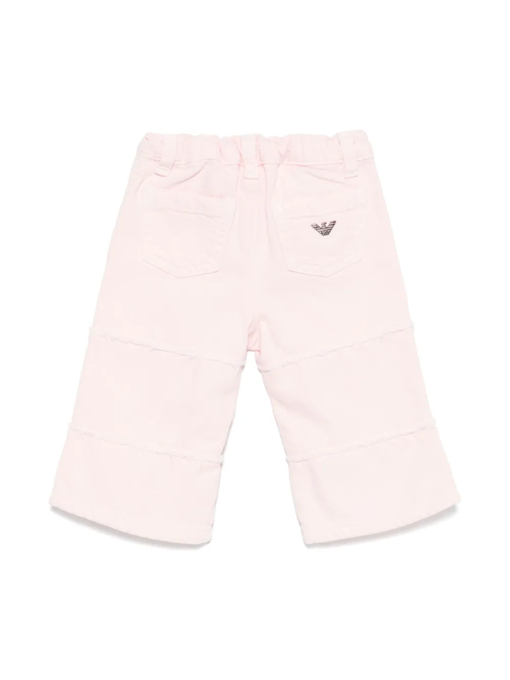 Emporio Armani Kids Jeans met franje detail - Roze