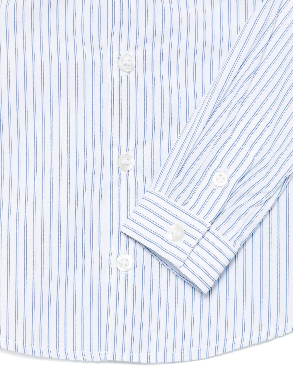 Emporio Armani Kids Gestreept shirt Wit