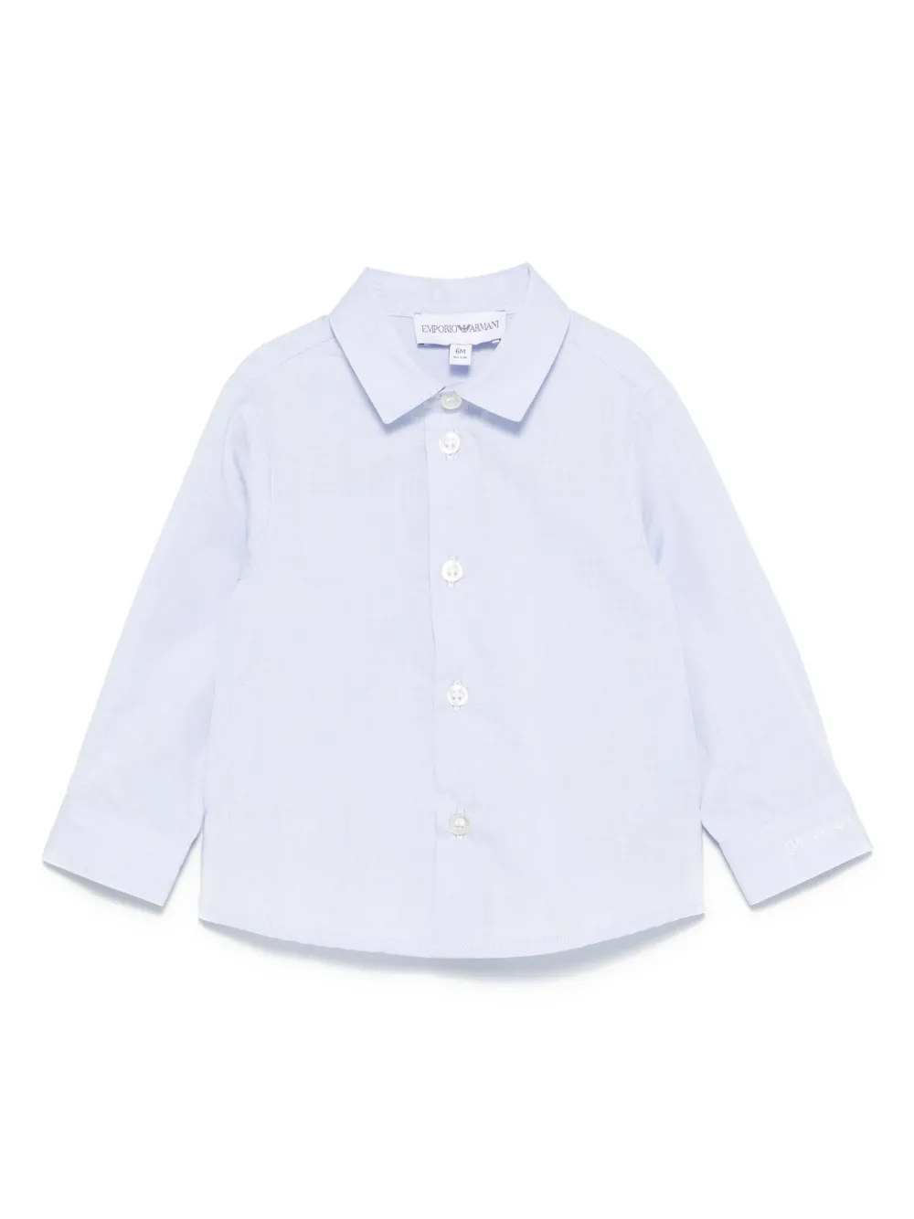 Emporio Ar i Kids Katoenen shirt Blauw