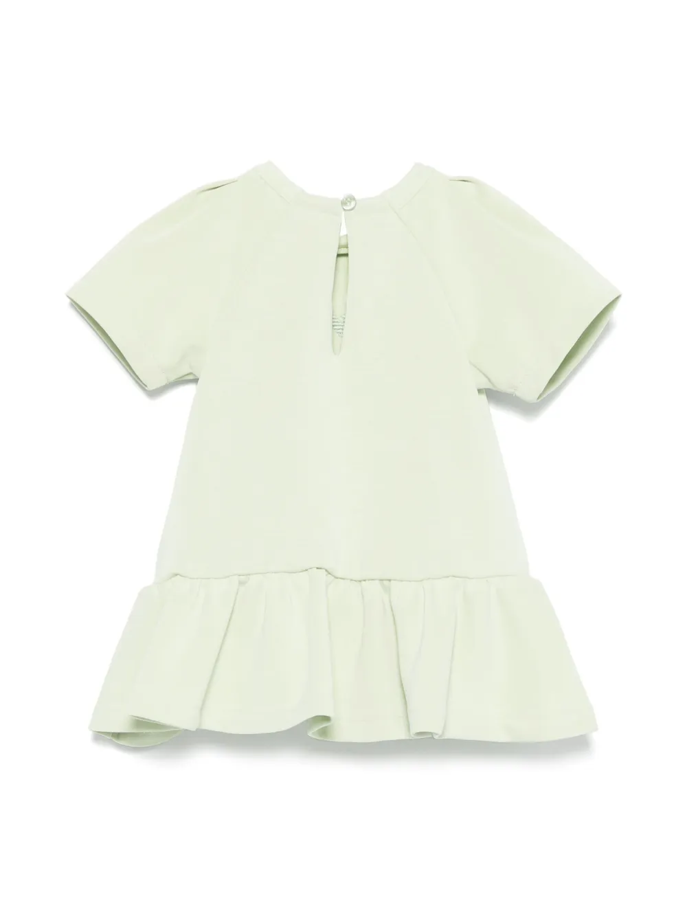 Emporio Armani Kids Jurk met geborduurd logo - Groen