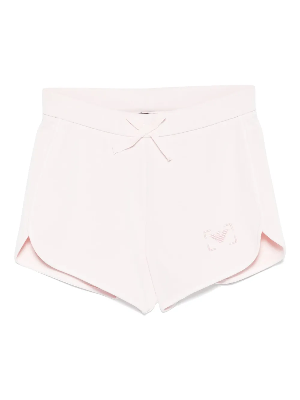 Emporio Ar i Kids Shorts met logo-reliëf Roze