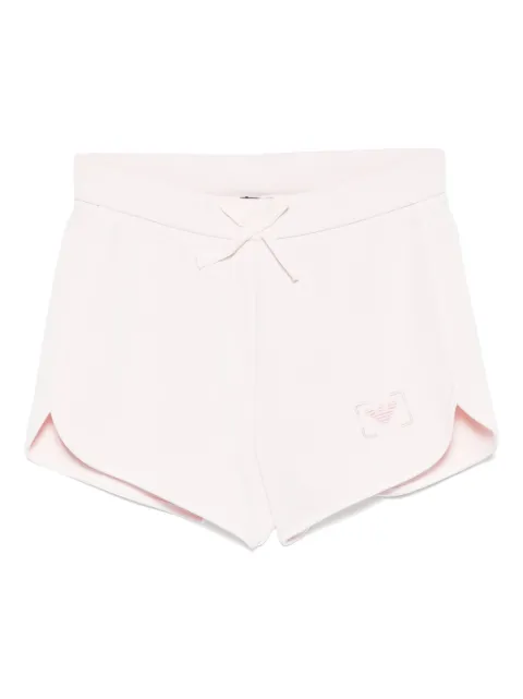 Emporio Armani Kids embossed-logo shorts 