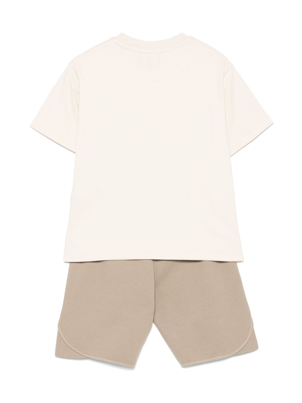 Emporio Armani Kids Shorts met geborduurd logo - Beige