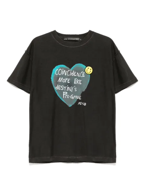 Andersson Bell playera de mensaje de corazón