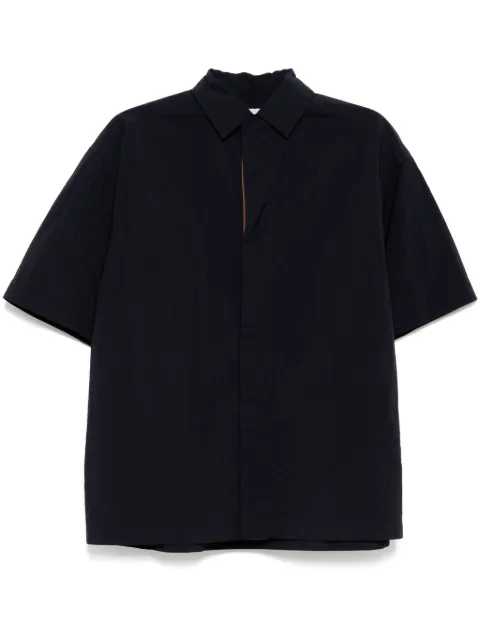 Kolor concealed button fastening shirt