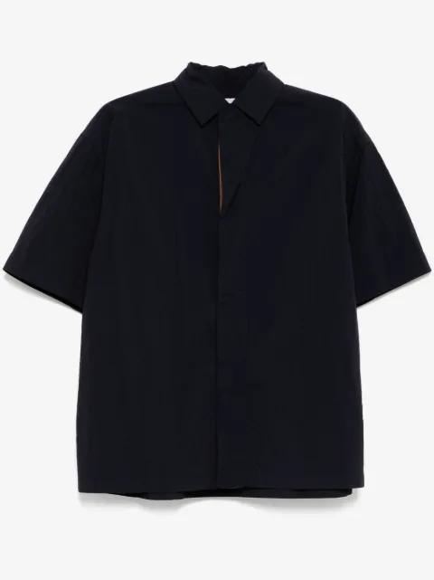 Kolor concealed button fastening shirt