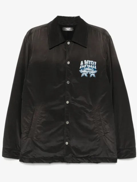 AMIRI logo-print shirt jacket