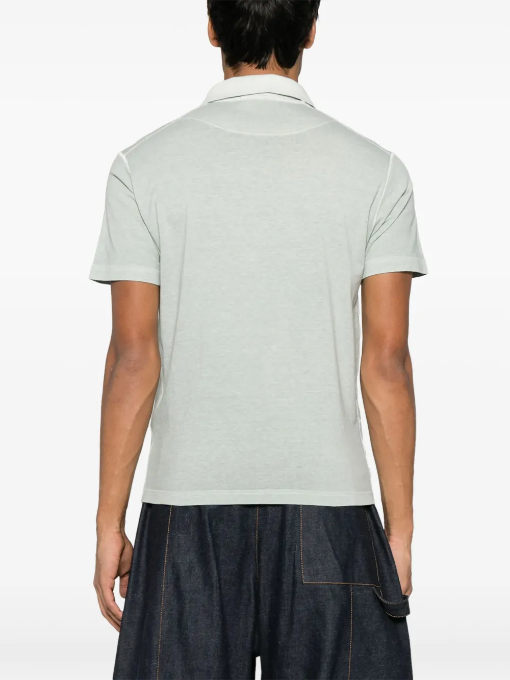 Stone Island Poloshirt met Compass-logopatch Grijs