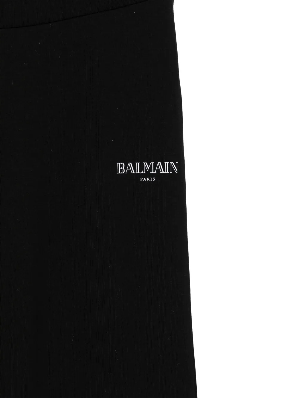 BALMAIN LOGO-PRINT TROUSERS 