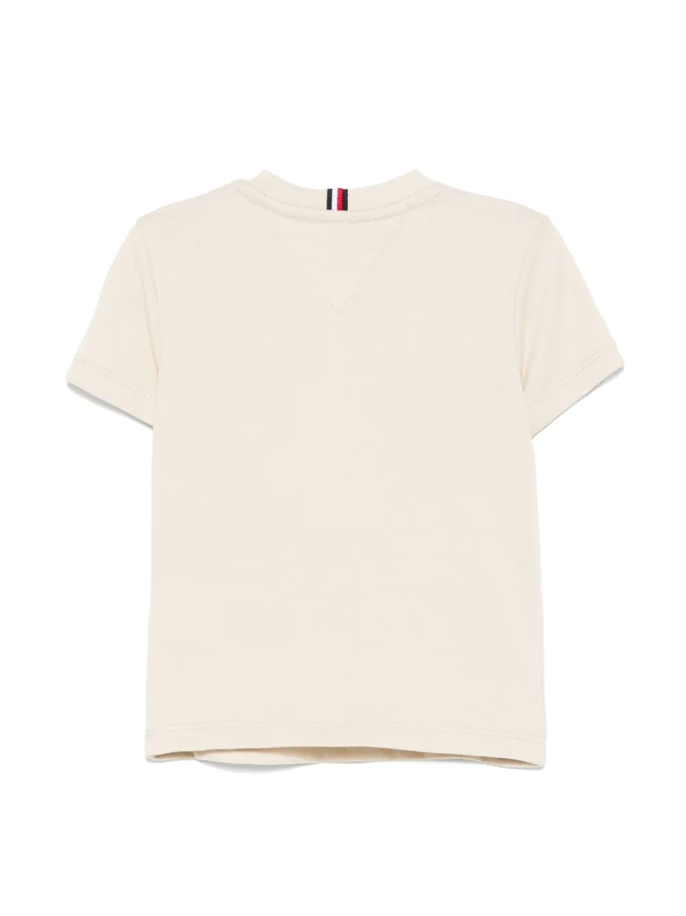 Tommy Hilfiger Junior Logo-print T-shirt In Neutrals