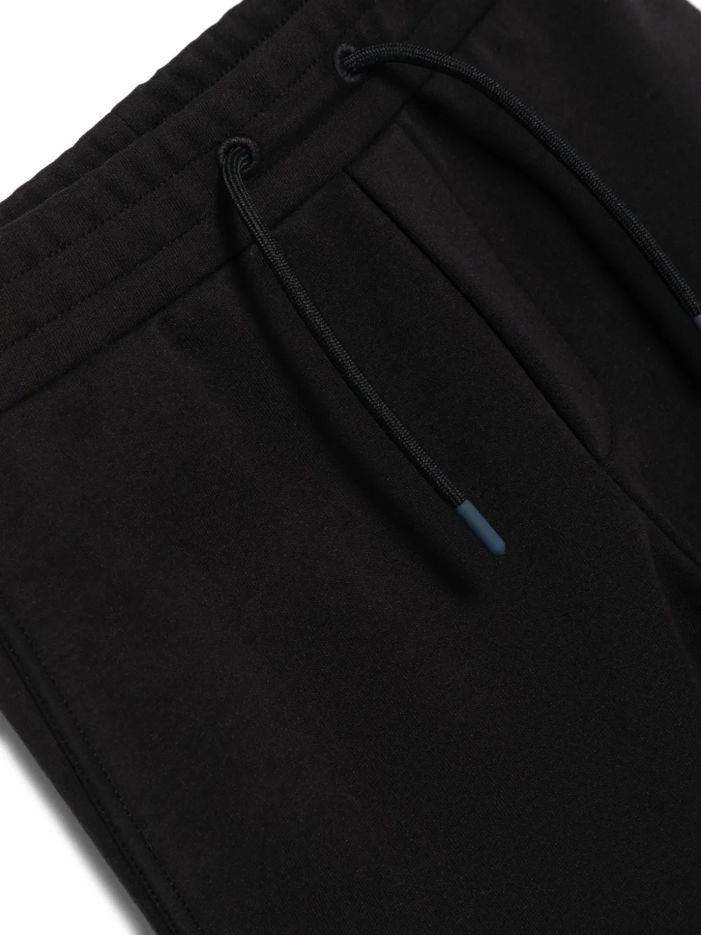 Emporio Armani Kids Broek met geborduurd logo Blauw