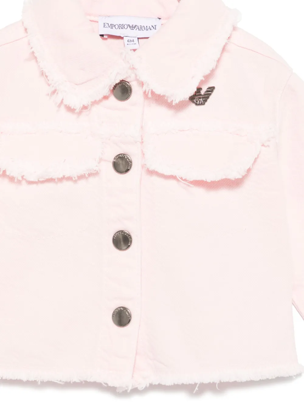 Emporio Armani Kids Jack met franje detail Roze