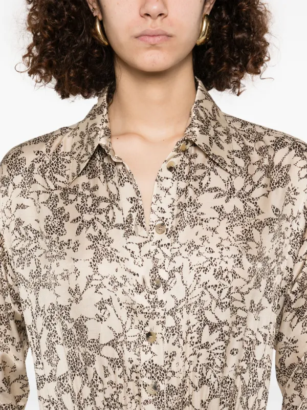 Golden Goose graphic-print Maxi Dress | Neutrals | FARFETCH