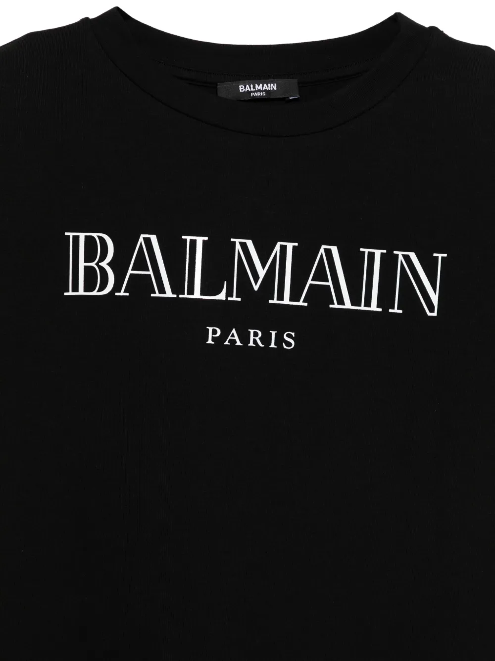 Balmain Kids Jurk met logoprint Zwart