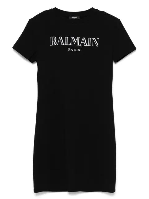 Balmain Kids logo-print dress