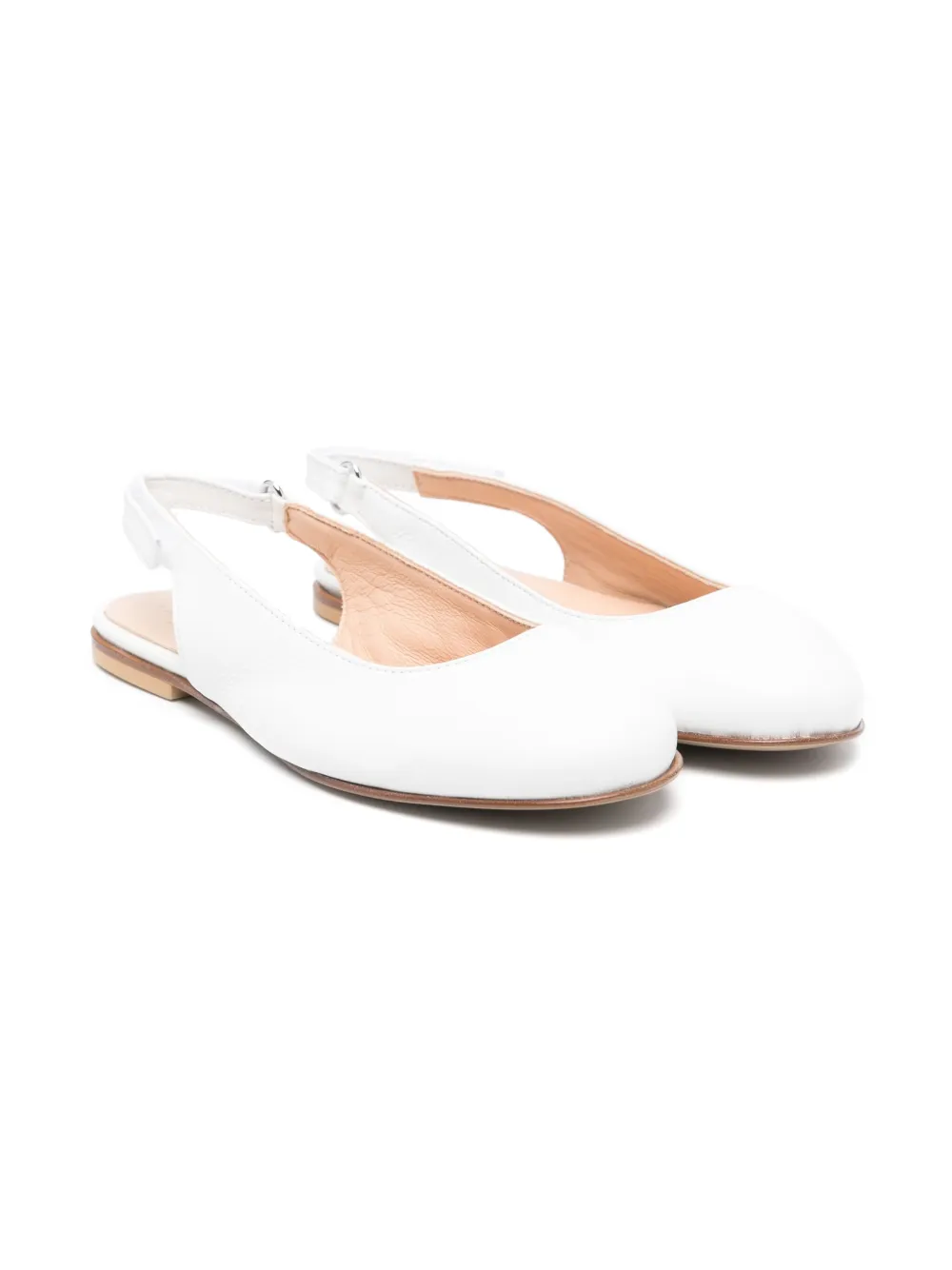 MONTELPARE TRADITION Saint Trope ballet flats White