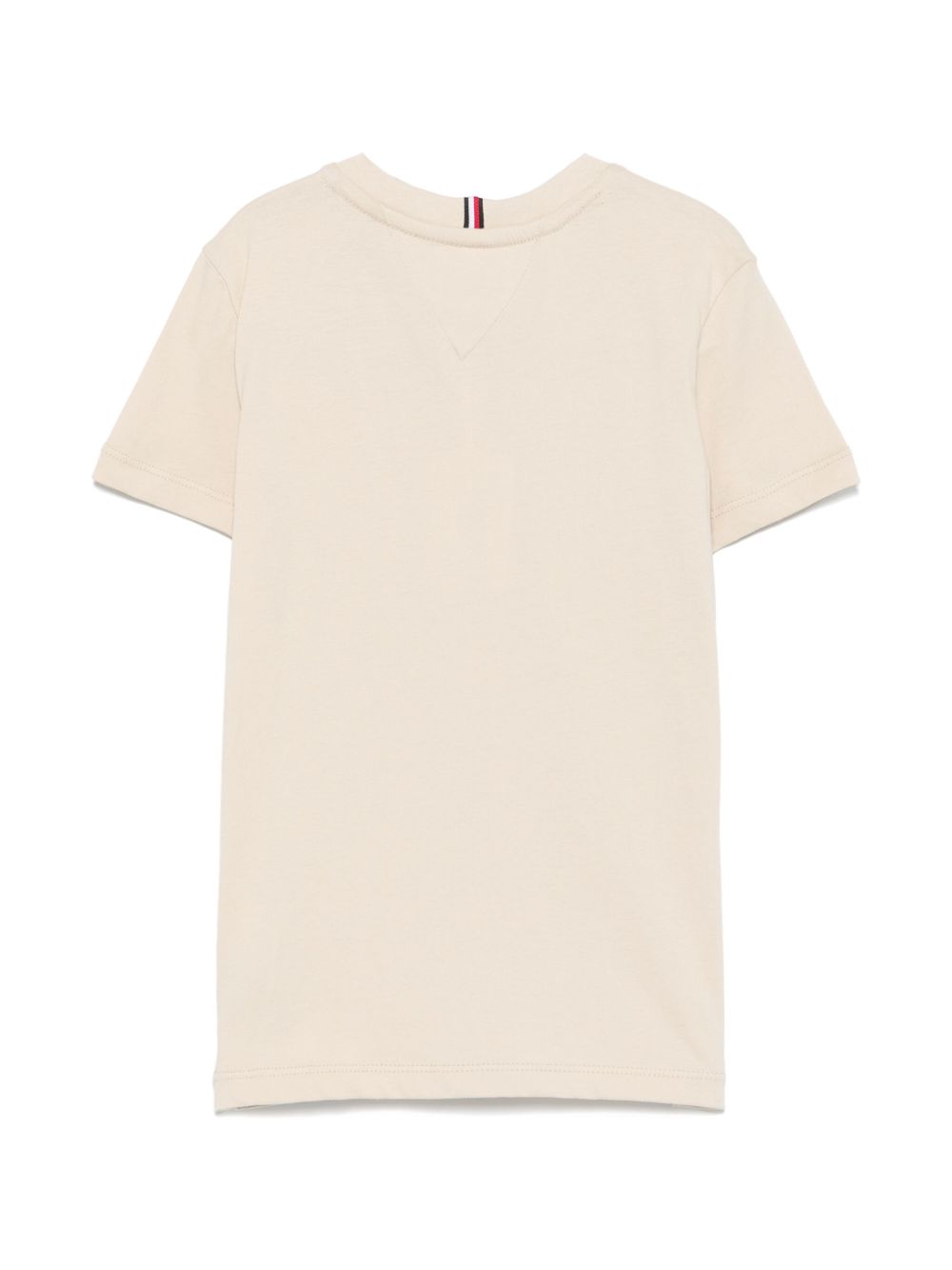 Tommy Hilfiger Junior T-shirt met logoprint - Beige