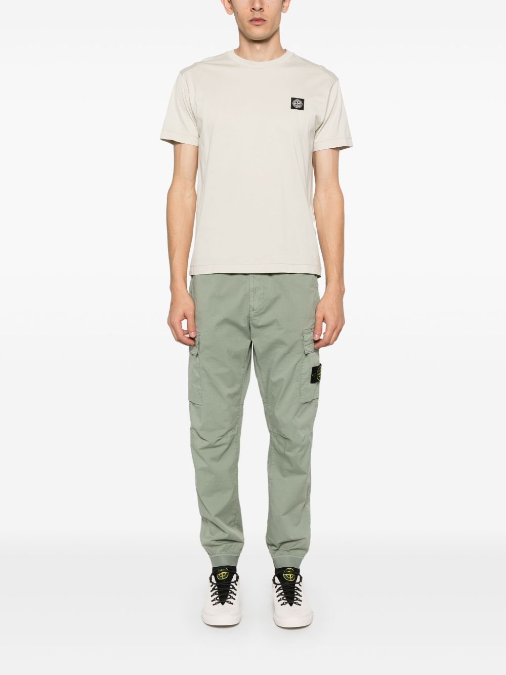 Stone Island lightweight-jersey T-shirt - Beige