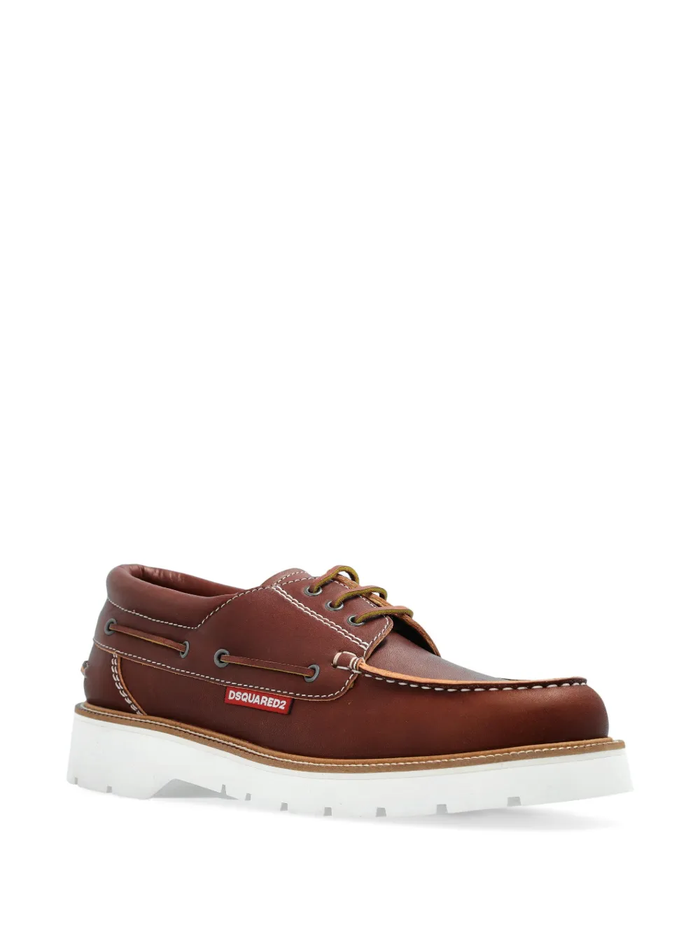 DSQUARED2 ridged derby shoes Brown