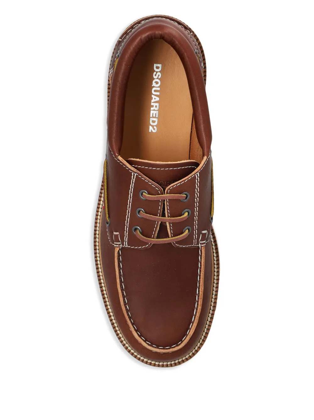 DSQUARED2 ridged derby shoes Brown